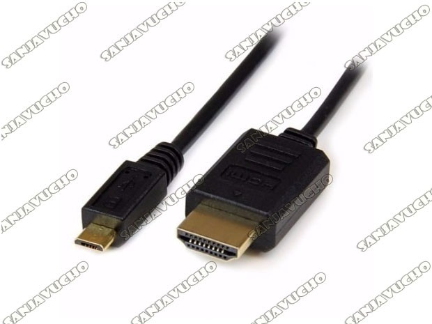 &+ CABLE HDMI A V8 MICRO USB MHL 1.5M
